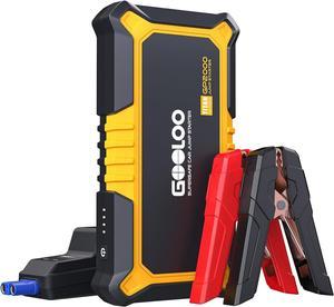 GOOLOO New GP2000 Jump Starter 2000A Car Starter Battery Pack Up to 80L Gas 60L Diesel Engine12V Car Battery Charger Jumper Starter Supersafe Portable Lithium Jump Box with USB Quick Charge