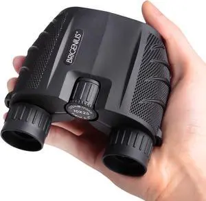 Compact Binoculars, High Powered Binoculars for Adults with Low Light Night Vision, Easy Focus Binoculars Clear for Bird Watching, Outdoor Sports Games and Concerts