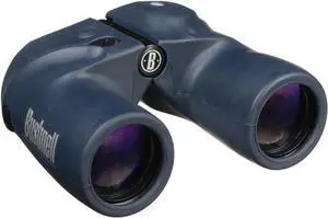 Bushnell Marine 7x50 Binocular, Waterproof/Fogproof Binoculars with Internal Rangefinder and Illuminated Compass