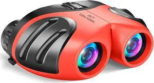 LET'S GO! Binocular for Kids, Compact High Resolution Shockproof Binoculars