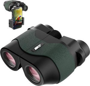 Binoculars for Adults,12x30 Binoculars with Upgraded Phone Adapter, Compact Binocular for Bird Watching,Small Binoculars for Kids,with Daily Waterproof,Outdoor Sport,Hunting,Theater and Concerts