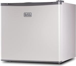 BLACK+DECKER 1.2 Cu. Ft. Compact Upright Freezer, Mini Deep Freeze with Full-Width Wire Shelf