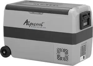 Alpicool T50 Dual Temperature Control 12 Volt Refrigerator 53 Quart Portable Car Fridge Freezer (-4°F~68°F) for Truck, RV, Boat, Camping and Travel