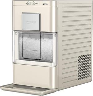 FRIGIDAIRE Gallery EFIC255 Countertop Crunchy Chewable Nugget Ice Maker, 44lbs per Day, Auto Self Cleaning, 2.0 Gen, Cream