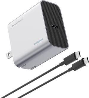 CUKTECH 65W Charger Block, One-Port USB C Wall Charger, Compact and Foldable, Fast Charging Power Adapter for iPhone 16/15/14/13, MacBook Pro/Air, Galaxy S24/23/22, iPad, Pixel, iWatch, and More