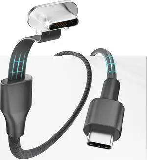 USB C Charger Cable,60W 6ft Type C Charging Cable,Flat 90-Degree C-Port,Type C Fast Charging with L Design Right Angle Seamless Charging for iPhone 15 Pro/Pro Max,,Samsung S23/S22/S21 etc.