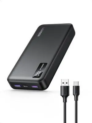 UGREEN Power Bank, 20000mAh 22.5W Portable Charger USB C Input&Output PD 3.0 Fast Charging Battery Pack with Digital Display for iPhone 15/14/13/12, Galaxy S24/S23, Pixel 8, ipad, LG, etc