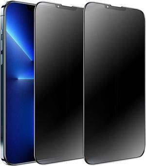 2-Pack Matte Privacy Screen Protector For iPhone 13 Pro Max/iPhone 14 Plus, Anti-Glare Anti-Spy Scratch Resistant Tempered Glass Film, Rounded Edge Full Coverage, Smooth & Sensitive Touch