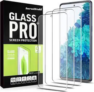 [3-Pack Screen Protector for Samsung Galaxy S20 FE 5G Tempered Glass, 9H Hardness, Bubble Free, Easy to Install