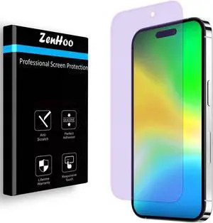 For iPhone 15, Anti Blue Light [Eye Protection] Tempered Glass Screen Protector