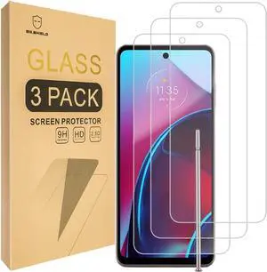 Mr.Shield [3-Pack] Designed For Motorola Moto G Stylus (2022) / Moto G Stylus 5G (2022) [Cut Out For Camera][Not Fit for 2021/2020 Version] [Tempered Glass] [Japan Glass 9H Hardness] Screen Protector