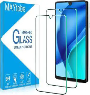 MAYtobe [2 Pack] Designed For LG Stylo 6 Tempered Glass Screen Protector - Bubble Free, Anti Scratch, Case Friendly