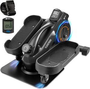 Lifepro Portable Under Desk Elliptical Exercise Machine - Motorized Pedal Exerciser for home workout, Tone Muscles, Energy Boost - Mini Foot & leg exerciser while sitting for seniors with Fitness App