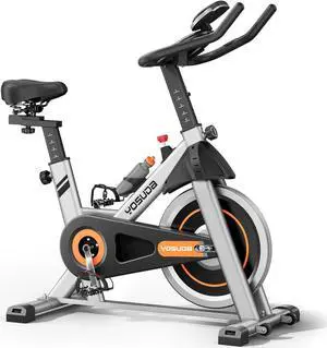 YOSUDA Indoor Cycling Bike Brake Pad/Magnetic Stationary Bike - Cycle Bike with Ipad Mount & Comfortable Seat Cushion