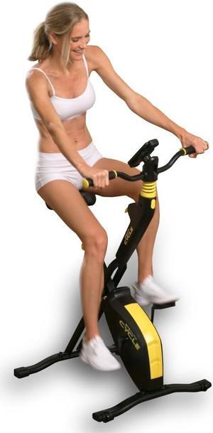 STEALTH GAME CYCLE: Transform your Life and Body in 10 Minutes a Day; Gamified Cycle Cardio Exercise; Low Impact Foldable Magnetic X-Bike; Phone Holder + Free Fitness App with 5 Free Games