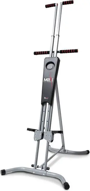 MaxiClimber Vertical Climber Provides an Adjustable Platform to Target Power, Strength and Endurance Training for a Full-Body Workout. Free Fitness App and ERS Resistance