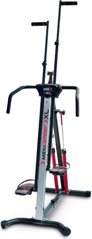 MaxiClimber XL-2000 Hydraulic Resistance Vertical Climber. Combines Muscle Toning + Aerobic Exercise for Maximum Calorie Burn. 12 Resistance Levels, Lightweight Aluminum Mainframe, Free Fitness App.