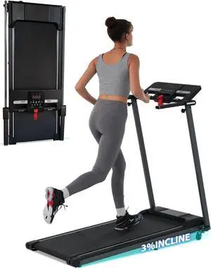 Merax Folding Treadmills for Home Electric Treadmill Workout Running Machine Exercise Equipment 2.5HP, Double Shock Absorption Walking Treadmill 12 Preset Programs Expertly Engineered Walking Pad