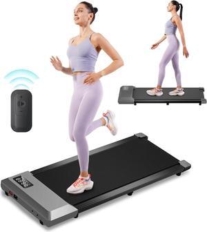 Walking Pad, 2.5 HP Under Desk Treadmill, 2 in 1 Treadmill for Home 265 Ibs Weight Capacity, with Smart APP Remote Control LED Display