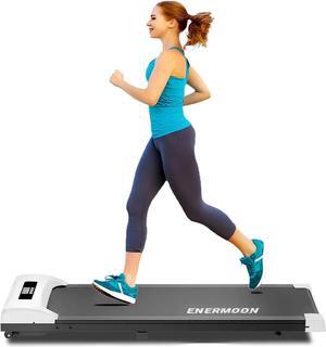 Under Desk Treadmill, Mini Walking Pad with Remote Control & LED Display, Compact Walking Pad Treadmill with 265 lbs Weight Capacity, Mini Portable Treadmill, Small Treadmill for Apartment