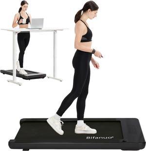Walking Pad - Under Desk Treadmill, Treadmills for Home/Office, Portable Treadmill, Walking Pad Treadmill Under Desk with Remote Control LED Display- Ideal for Fitness Enthusiast (Black)