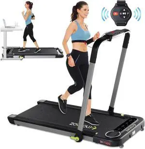 Walking Pad, Walking Pad Treadmill 265 lb Capacity, 3 in 1 Portable Under Desk Treadmill for Home and Office with Remote Control, LED Display