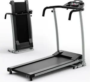 Goplus Foldable Treadmills for Home, Freestanding Folding Treadmill with 12 Preset Programs, Adjustable LCD Display, Pulse Sensors, Portable Compact Treadmill for Walking and Jogging