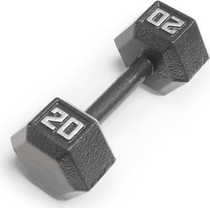 Marcy Cast Iron Hex Dumbbells Collection - Available size from 3-lb to 100-lb, SOLD INDIVIDUALLY