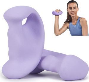 Ergonomic Ear Dumbbells Weights-Neoprene Dumbbells Hand Weights Set for Pilates, Yoga, Strength Training, Jogging, Home Gym Workout for Women, Men(3 LBS / 4 LBS / 5 LBS/6 LBS/7 LBS/8 LBS)