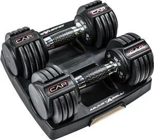 CAP Barbell ADJUSTABELL® Dumbbell |12.5lb, 25lb, 55lb | Single or Pair