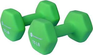 GYMENIST Pair of Dumbbells Set of 2 Soft Non Slip Grip Dumbbells Pair Covered with Neoprene