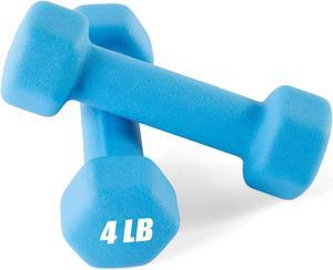 Portzon 10 Colors Options Compatible with Set of 2 Neoprene Dumbbell,1-15 LB, Anti-Slip, Anti-roll, Hex Shape