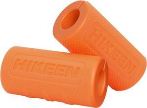 Thick Bar Dumbbell Grips,Non Slip Hard Rubber Barbell Grips,Grips for Weight Lifting, Muscle Building-2" Outer Diameter