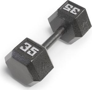 Marcy Cast Iron Hex Dumbbells Collection - Available size from 3-lb to 100-lb, SOLD INDIVIDUALLY