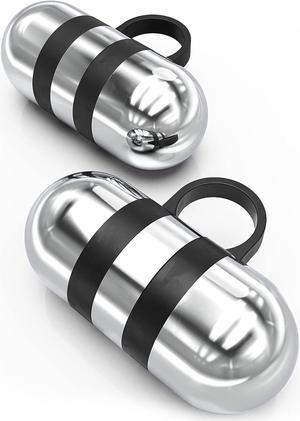 Synergee Cardio Hand Weights. Steel Hand Weights Dumbbell Set with Anti-Slip Silicone Finger Loop for Workout, Fitness, Training for Men and Women. Sold In Pairs. Available in 1lb, 1.5lb and 2lb Sets