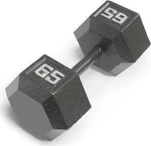 Marcy Cast Iron Hex Dumbbells Collection - Available size from 3-lb to 100-lb, SOLD INDIVIDUALLY