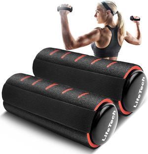 Hand Weights for Walking, 2.2 lbs Dumbbells Set of 2 with Anti-Slip Foam Padding, Soft Grip Jogging Handweights for Fitness Training, Cardio Dumbbells 1kg/2.2lbs each