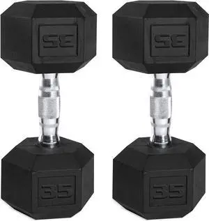 Cap Coated Hex Dumbbell Weight
