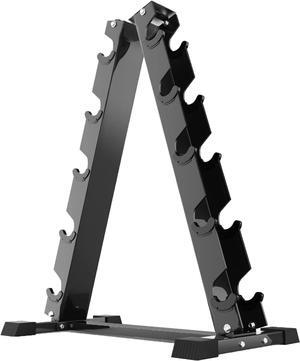 Iron Crush A-Frame Dumbbell Rack - Heavy Duty 500LB Weight Capacity for Home or Gym
