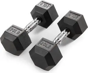 MARCY Rubber Hex Dumbbell