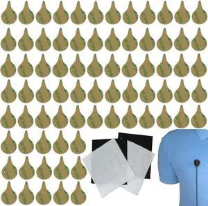 Lavalier Microphone for Hiding Lavalier Musical Mic and Reduce Wind Noise,Pack of 80 Stickies and 80 Fabric Discs