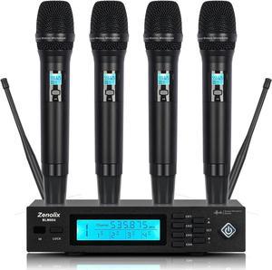 Wireless Microphone, Karaoke Set with 192KHZ/24Bit, Professional cheapest UHF Cordless