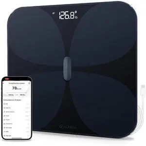Yunmai Smart Scale with BMI, Body Fat, Muscle Mass, Body Weight, Body Fat Scale, 13 Body Composition Scale, Accurate Digital Bathroom Scale Bluetooth, Apple Health Compatible, Rechargeable 400lb