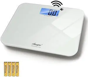 Talking Scales for Body Weight, Highly Accurate Digital Talking Bathroom Scale with Large LCD Screen, Auto On & Off, Talking Scales for Visually Impaired or Elderly, Includes Batteries, 551 LB
