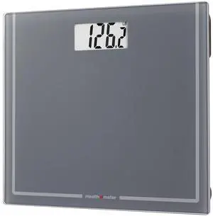Health o meter Extra Wide Digital Scale  500 lb Capacity, Accurate, 13.5"x11.8" Platform, Tracks 4 Users, 3.5"x 1.6" LCD, 2 AAA Batteries, Precision Weighing, 5-Year Limited Warranty