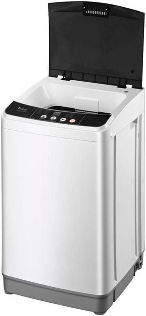 Full-Automatic Washing Machine 7.7 lbs. Washer, Spinner Germicidal UV Light Blue, White