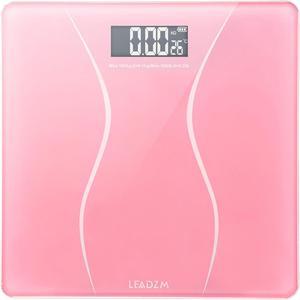 Household High-Precision Scale Intelligent Weight Scale Creative 180kg Small Waist Weight Scale Health Scale With Battery (Pink, Battery Type)