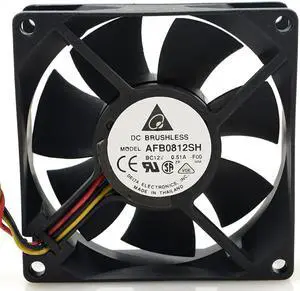 AFB0812SH Motherboard 4P interface 8025 12V 0.51A 8cm / cm air volume chassis power supply fan