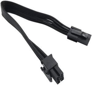 ATX 4 Pin to Motherboard CPU 8 Pin Converter Adapter Extension Cable for Power Supply with ATX 4 Pin Port (2-Pack 20cm)