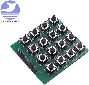 Teclado de 4x4, accesorio MCU, botones de teclado de matriz, envío gratis